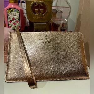 Kate Spade Metallic Wristlet